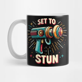 Set to Stun - Retro Vintage Sci Fi Ray Gun Mug